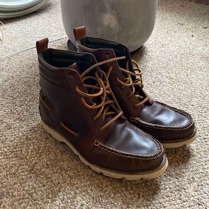 Sperry Top Sider Moc Toe boot 100% leather